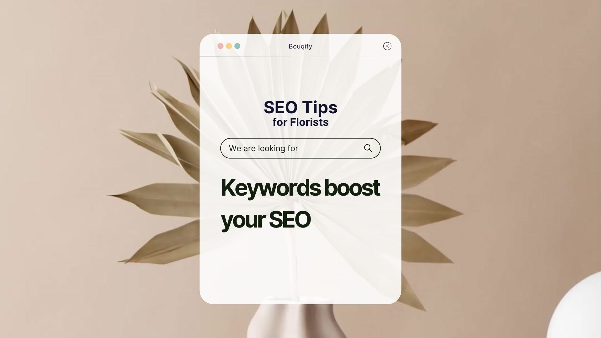 Boost Your SEO with Keywords: A Guide for Florists