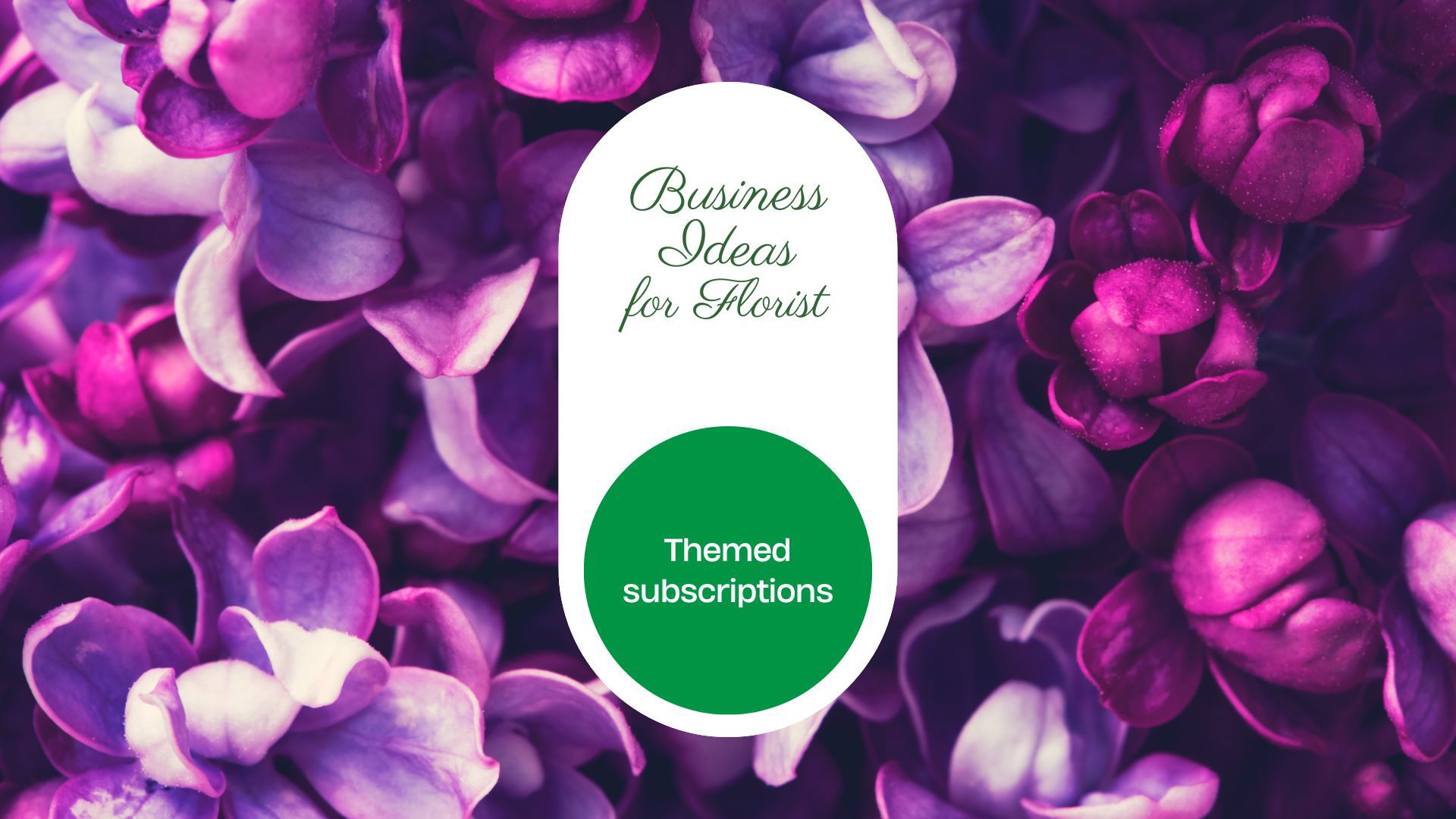 Create Themed Flower Subscriptions to Delight Your Customers